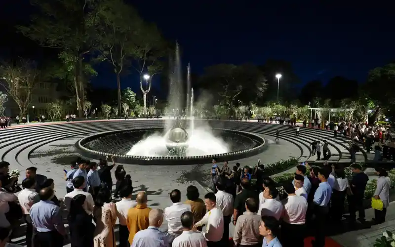 Đây vừa là công viên, vừa là không gian văn hóa